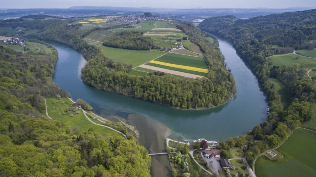 Река Рейн, Швейцария