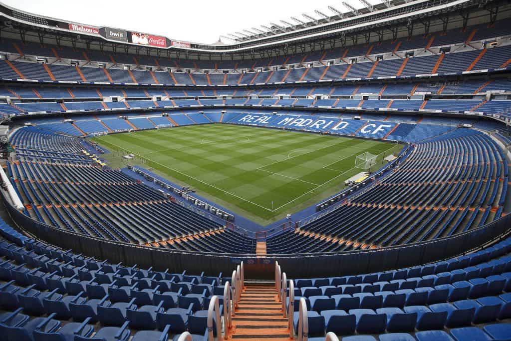 Стадион Сантяго Бернабеу на Реал Мадрид