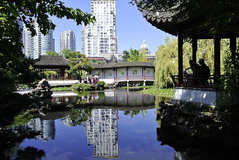 Китайския квартал - китайската градина Dr. Sun Yat-Sen
